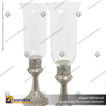 CANDELABRO COLOR PLATA