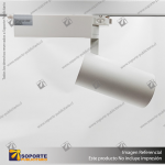 CANNES - FOCO LED TRACK LIGHT TRIFASICO COB 30W 3000K BLANCO 36