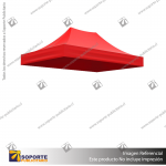 CARPA 2*3 MTS COLOR ROJO PARA TOLDO PUBLICITARIO (C10)