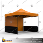 CARPA 3*3 MTS COLOR NARANJA PARA TOLDO PUBLICITARIO (C9)