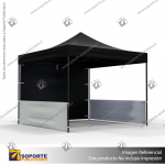 CARPA 3*3 MTS COLOR NEGRO PARA TOLDO PUBLICITARIO (C9)