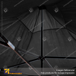 CARPA 3*4.5 MTS COLOR NEGRO PARA TOLDO PUBLICITARIO (C6)