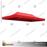 CARPA 3*6 MTS COLOR ROJO PARA TOLDO PUBLICITARIO (C4)