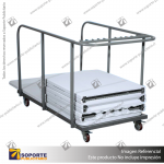 CARRO DE ARRASTRE PARA MESAS PLEGABLES 