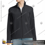 CHAQUETA SOFTSHELL RACE MUJER/X SMALL/NEGRO