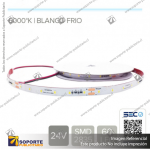 CINTA LED 13.2W 24V 60L FRIO (ROLLO 5 MTS)