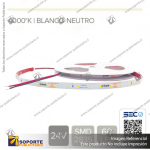 CINTA LED 13.2W 24V 60L NEUTRO (ROLLO 10 MTS)