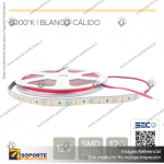 CINTA LED 14.4W 12V 120L CALIDO (ROLLO 5 MTS)