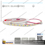 CINTA LED 14.4W 24V 60L FRIO (ROLLO 5 MTS)