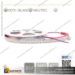 CINTA LED 22W 24V 420L NEUTRO ALTO BRILLO (ROLLO 5 MTS)