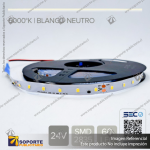 CINTA LED 3.6W 24V - BLANCO NEUTRO (ROLLO 10 MTS)
