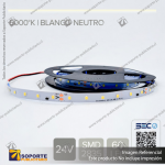 CINTA LED 4.8W 24V - BLANCO NEUTRO (ROLLO 10 MTS)