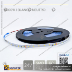 CINTA LED 4.8W 24V - BLANCO NEUTRO (ROLLO 15 MTS)