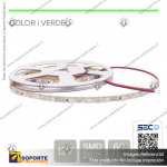 CINTA LED 6W 12V 60L ZIG ZAG VERDE (ROLLO 5 MTS)