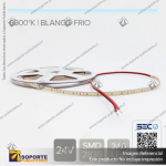 CINTA LED 7W 24V 240L BLANCO FRIO 6900K (ROLLO 5 MTS)