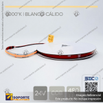CINTA LED COB SIN DEMARCACION 11W 24V CALIDO (ROLLO 5 MTS)