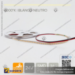 CINTA LED CORTE 1 LED 7W 24V 240L BLANCO NEUTRO (ROLLO 5 MTS)