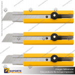 CLASSIC EXTRA HEAVY-DUTY RATCHET-LOCK UTILITY KNIFE WITH ANTI-SLIP GRIP, 3-PACK VARIATION: DEFAULT TITLE
