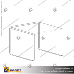 CLEAR ACRYLIC RISER SET OF THREE (3-INCH, 4-INCH, 5-INCH)