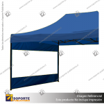 COBERTOR LATERAL CON VENTANA PARA TOLDO 3 METROS COLOR AZUL 