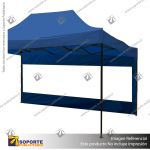 COBERTOR LATERAL CON VENTANA PARA TOLDO 4.5 METROS COLOR AZUL 