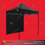 COBERTOR LATERAL PARA TOLDO 2 METROS COLOR NEGRO 