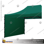 COBERTOR LATERAL PARA TOLDO 3 METROS COLOR VERDE 