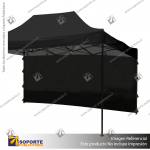 COBERTOR LATERAL PARA TOLDO 4.5 METROS COLOR NEGRO 