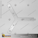 CONECTOR DE ALUMINIO PARA PERFILES ALP Y CON TORNILLOS