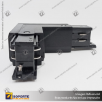CONECTOR RIEL ENERGIZADO TRIFASICO TIPO L NEGRO
