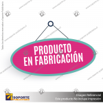 CORDóN TRENZADO FUCSIA CON ENGANCHES NEGROS