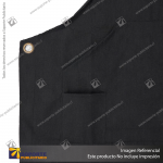 DELANTAL MASTER/NEGRO/NEGRO