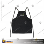 DELANTAL MASTER/NEGRO/NEGRO