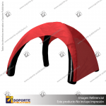 DOMO INFLABLE 3X3 METROS COLOR ROJO 