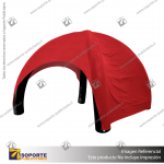 DOMO INFLABLE 4.5X4.5 METROS COLOR ROJO 