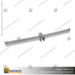DUPLO BARRA NACIONAL SIMETRICO 20 CM CROMADO