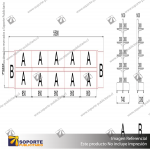 E – NAVE CENTRAL 5 – GONDOLA CENTRAL 1430X5590X700