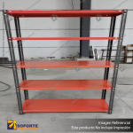ESTANTERíA BODEGA ANRA 2000X900X450 CON 4 BANDEJAS