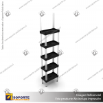 EXHIBIDOR MODULAR PARA PRODUCTOS 20*40 CMS PAYLOADER SISTEMA ENSAMBLE BANDEJA NEGRA