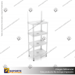 EXHIBIDOR MODULAR PARA PRODUCTOS 40*60 CMS PAYLOADER SISTEMA ENSAMBLE BANDEJA BLANCA (SEMI TRANSPARE