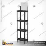 EXHIBIDOR MODULAR PARA PRODUCTOS 40*60 CMS PAYLOADER SISTEMA ENSAMBLE BANDEJA NEGRA