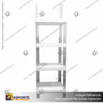 EXHIBIDOR MODULAR PARA PRODUCTOS 46*46*132 CMS PAYLOADER ESTANDAR BANDEJA BLANCA