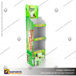 EXHIBIDORES DE PIE CON BANDEJA