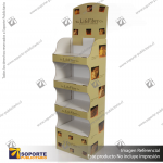 EXHIBIDORES DE PIE CON BANDEJA