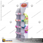 EXHIBIDORES DE PIE CON BANDEJA