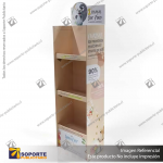 EXHIBIDORES DE PIE CON BANDEJA