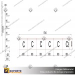 F- NAVE MURAL 6 – GONDOLA MURAL 2000X5740X500