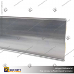 FLEJERA PLANA CON ADHESIVO FONDO GRIS 75X1200MM