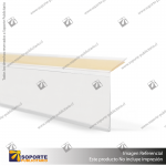 FLEJERA TIPO L CON ADHESIVO TRANSPARENTE 40X1300MM