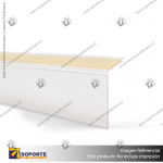 FLEJERA TIPO L CON ADHESIVO TRANSPARENTE 40X1300MM